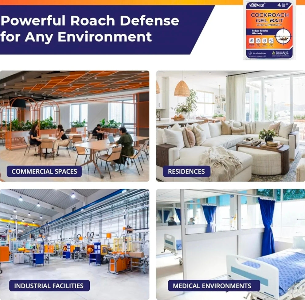 Cockroach Killer Repellents for German Cockroaches, Small Roaches